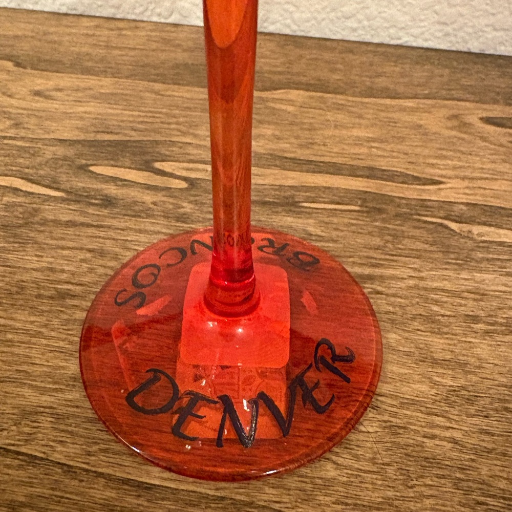 Denver Broncos Wine Glass—New! - Picture 8 of 9